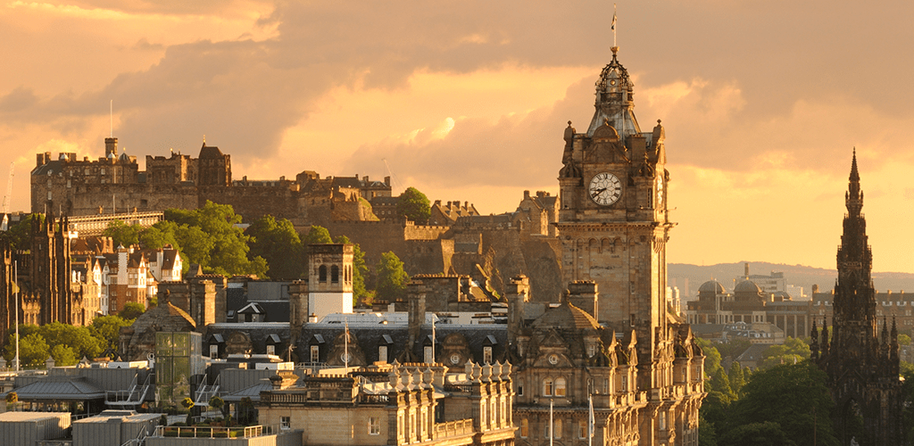 Edinburgh skyline - Scotland franchising